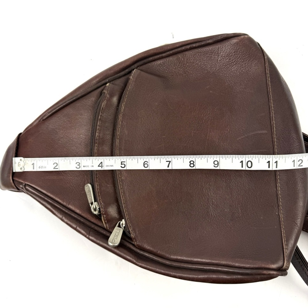 Piel Vintage Backpack Brown Leather Convertible Shoulder Bag Made In Colombia - Picture 14 of 15